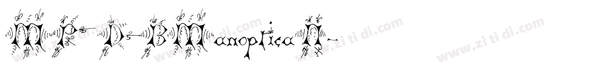 MP DBManopticaN字体转换